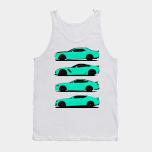 AMERICAN MUSCLE TURQUOISE Tank Top